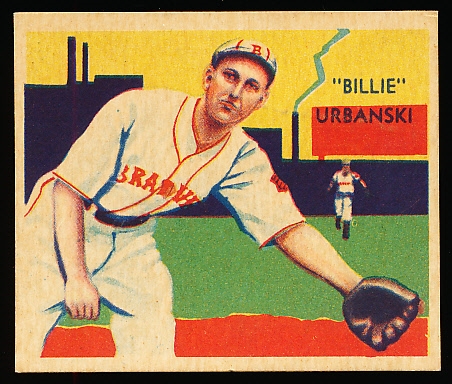 1934-36 Diamond Stars Bb-#37 Bill Urbanski, Braves