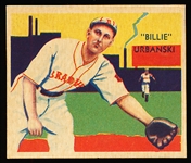 1934-36 Diamond Stars Bb-#37 Bill Urbanski, Braves