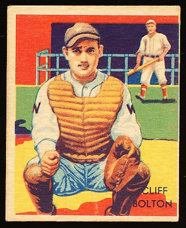1934-36 Diamond Stars Bb- #47 Cliff Bolton, Washington