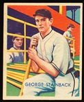1934-36 Diamond Stars Bb- #52 George Stainback, Cubs