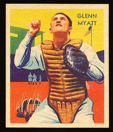 1934-36 Diamond Stars Bb- #58 Glenn Myatt, Cleveland