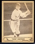 1940 Playball Bb- #51 Don Heffner, Browns