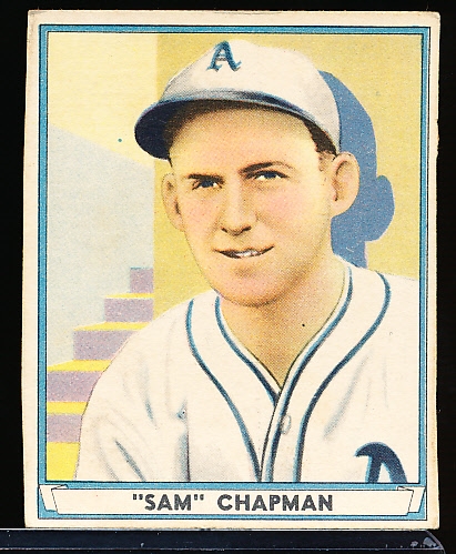 1941 Playball Bb- #44 Sam Chapman, Phil A’s