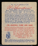 1949 Bowman Bb- #111 Al “Red” Schoendienst, Cardinals