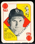 1951 Topps Bb Redback- #16 Preacher Roe, Brooklyn