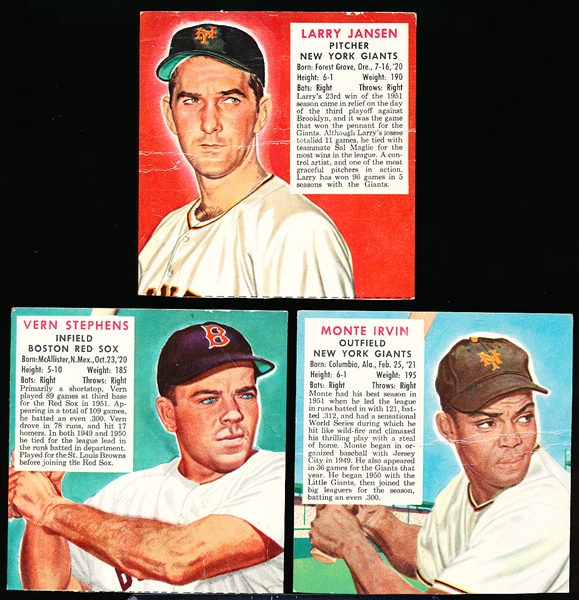 1952 Red Man Tobacco- No Tabs- 3 Diff- June Expirations