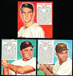 1952 Red Man Tobacco- No Tabs- 3 Diff- June Expirations
