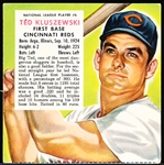 1953 Red Man Tobacco Bb- No Tab- NL #6 Ted Kluszewski, Reds