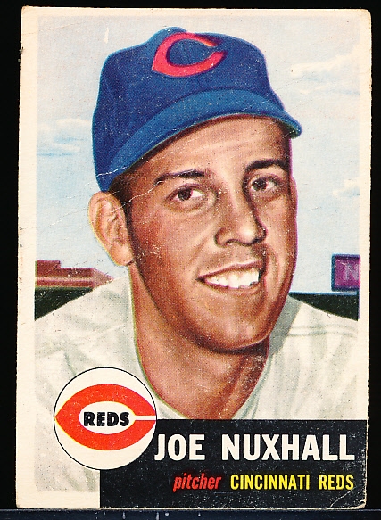 1953 Topps Baseball- #105 Joe Nuxhall, Reds