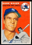 1954 Topps Baseball- #130 Hank Bauer, Yankees