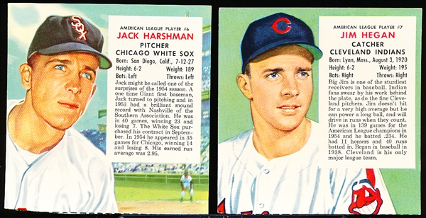1955 Red Man Tobacco Bb- No Tab- 2 Diff