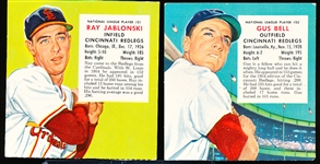1955 Red Man Tobacco Bb- No Tab- 2 Diff