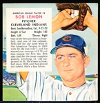 1955 Red Man Tobacco Bb- No Tab- AL #8 Bob Lemon, Cleveland