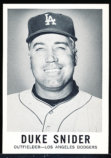 1960 Leaf Baseball- #37 Duke Snider, Dodgers