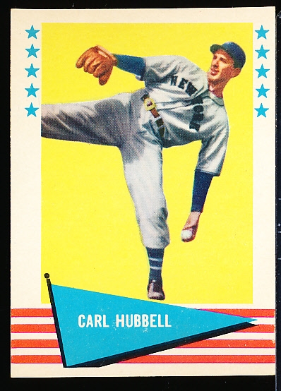 1961 Fleer Baseball Greats- #45 Carl Hubbell