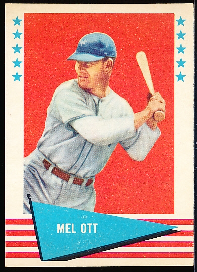 1961 Fleer Baseball Greats- #68 Mel Ott