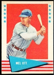 1961 Fleer Baseball Greats- #68 Mel Ott