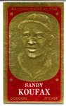 1965 Topps Bb Embossed- #8 Sandy Koufax, Dodgers