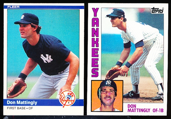 Don Mattingly Rookies- 2 Diff