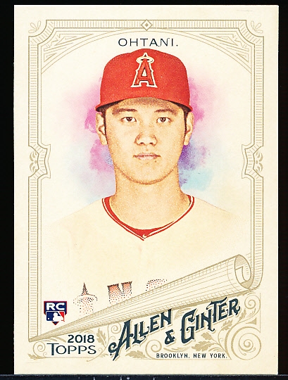 2018 Topps Allen & Ginter Baseball- #100 Shohei Ohtani, Angels