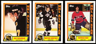 1989-90 Topps Hockey- Sticker Insert Set of 33