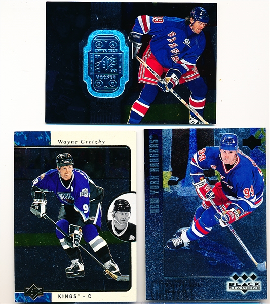 Wayne Gretzky- 3 Diff Promo/ Sample Hockey Cards