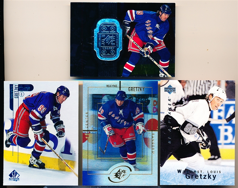 Wayne Gretzky- 4 Diff Promo/ Sample Hockey Cards