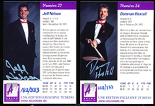 1991 Arena Draft Picks Hockey- 2 Diff Certified Autograph Cards