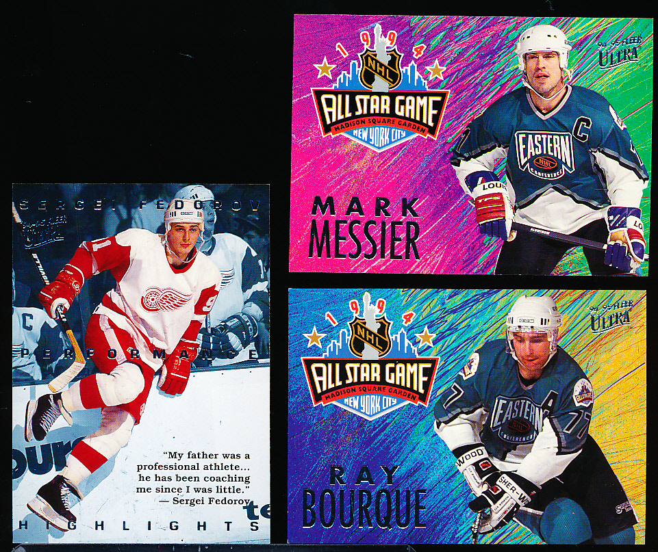 Lot Detail - 1994-95 Ultra Hockey- 4 Insert Sets