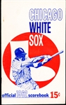 1962 Los Angeles Angels @ Chicago White Sox Scorebook