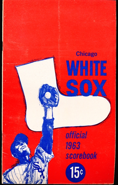 1963 Kansas City Athletics @ Chicago White Sox Scorebook