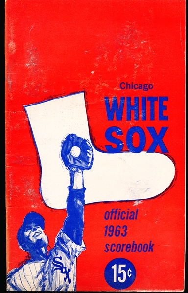 1963 N.Y. Yankees @ Chicago White Sox MLB Scorebook