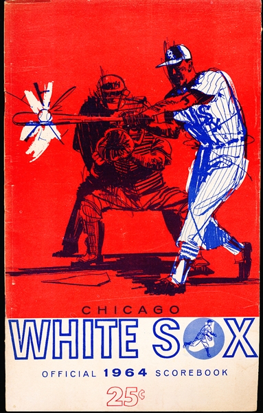 1964 N.Y. Yankees @ Chicago White Sox MLB Scorebook