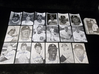 1970’s Detroit Tigers Organizational B & W Photo Postcard/ Team Issue 3-1/3” x 5-1/4” Cards- 75 Asst.