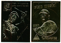 1996 Topps 22Kt Gold Cards- 2 Diff. Superstars