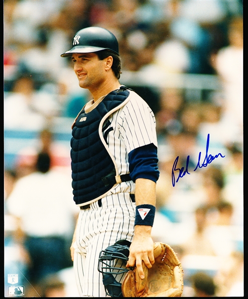 Autographed Bob Geren New York Yankees MLB Color 8” x 10” Photo