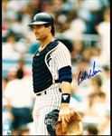 Autographed Bob Geren New York Yankees MLB Color 8” x 10” Photo