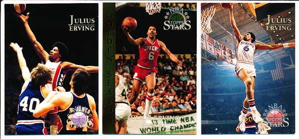 1996 Topps Stars Bskt.- Julius Erving- 29 Asst.