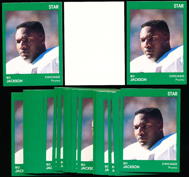 Early 1990’s Star Co. Bo Jackson “Chicago Promo” Cards- 48 Cards