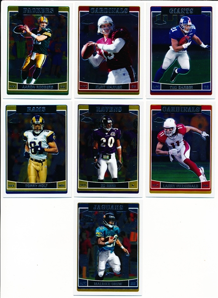 2006 Topps Chrome Football- 205 Asst. in Penny Sleeves