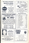 1964-65 Toronto Maple Leafs @ Chicago Black Hawks NHL Program- Phil Esposito Cover