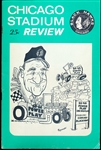 1965-66 New York Rangers @ Chicago Black Hawks NHL Program- Caricature Cover