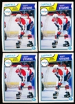 1983-84 O-Pee-Chee NHL- #376 Scott Stevens RC, Capitals- 4 Cards