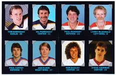 1985-86 Seven Eleven Hockey Credit Card- Uncut Sheet of Four Cards