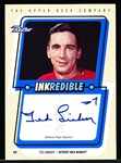 Autographed 1999-00 UD Retro Hockey “Inkredible” #TL Ted Lindsay, Red Wings