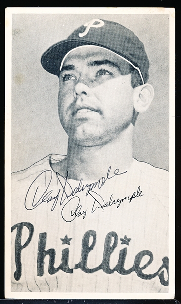 Lot Detail - Autographed 1960’s Clay Dalrymple Philadelphia Phillies ...