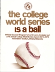 1973 NCAA College World Series Program