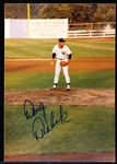 Autographed 1985 Doug Drabek Albany-Colonie Yankees MiLB Color 3-½” x 5” Photo