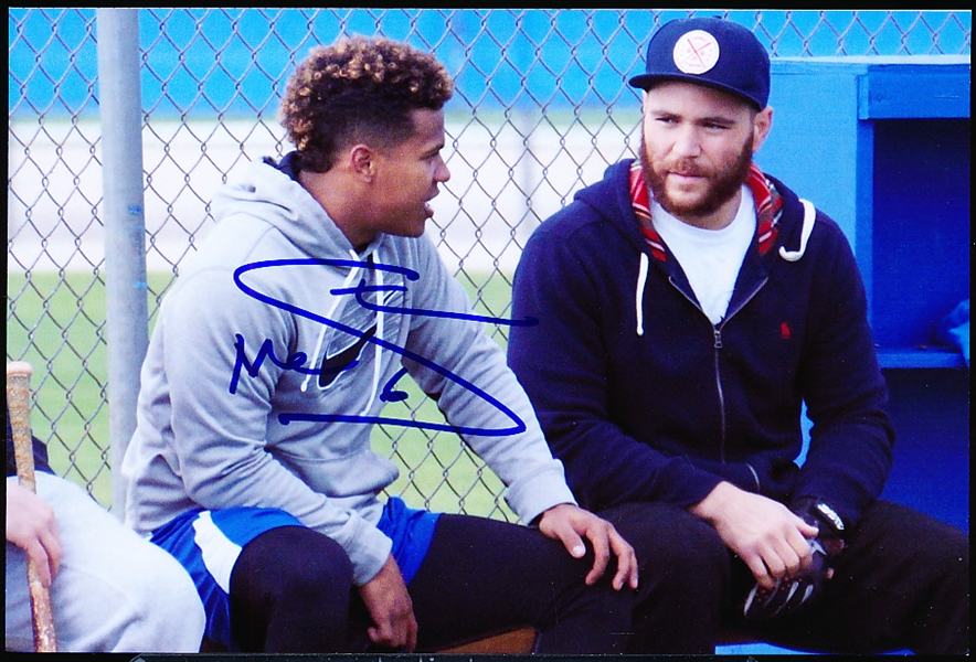 Autographed 2015 Marcus Stroman and Russell Martin Toronto Blue Jays MLB Color 4” x 6” Photo- Signed by Stroman