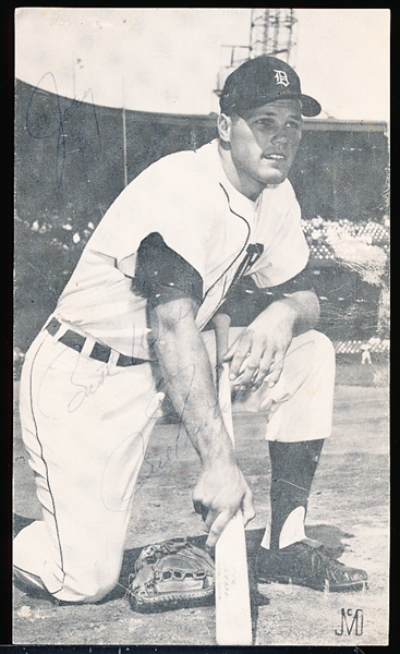 Autographed Bill Freehan Detroit Tigers J. D. McCarthy Postcard